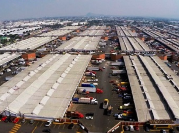 Plataformas digitales chinas ofrecen transporte de carga en la Central de Abasto de la Ciudad de México